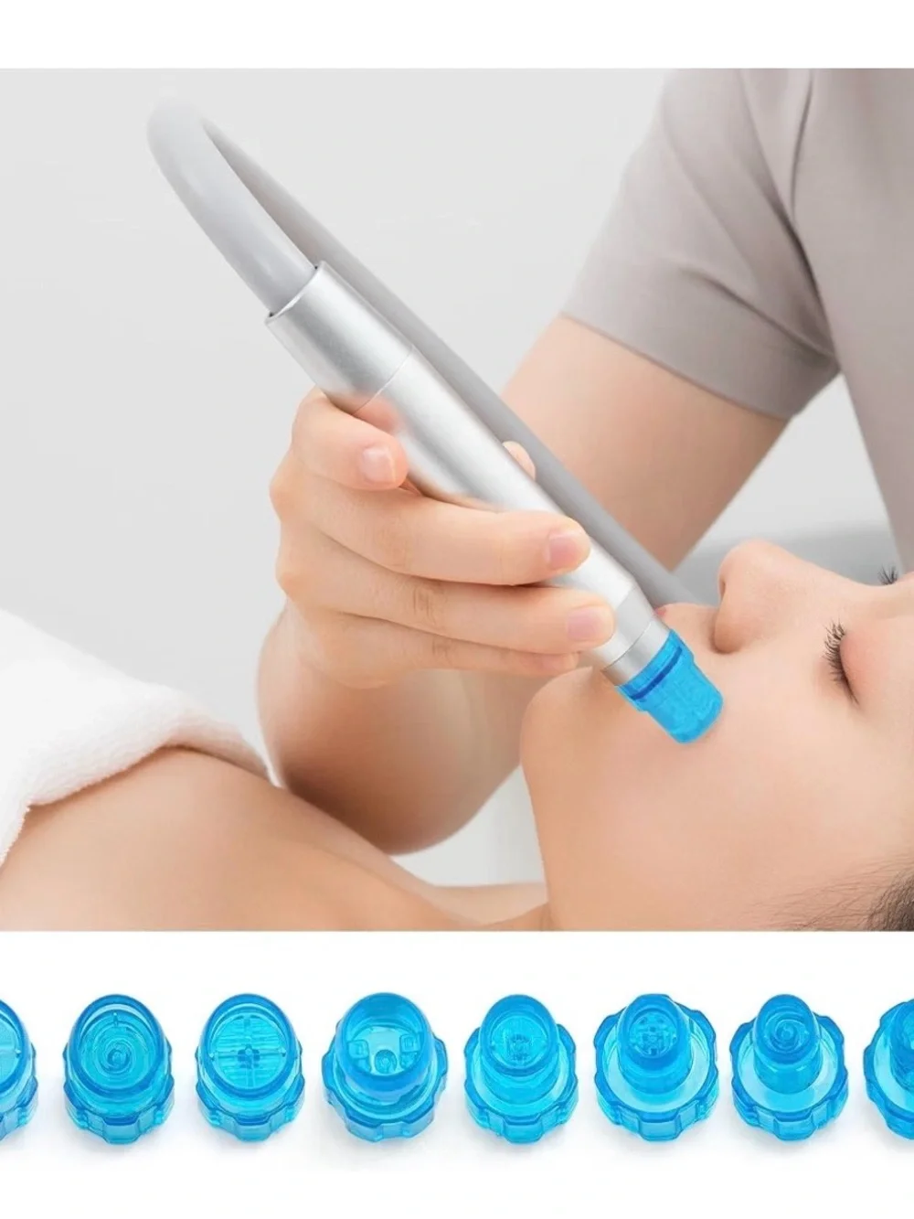 Elitzia Plastic Microderma Head Set of 8